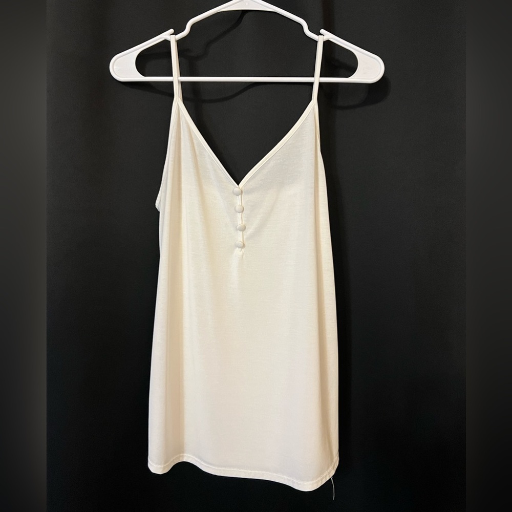 White tank top
